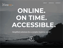 Tablet Screenshot of greycell.co.za